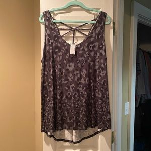 Leopard Print Maurices Tank XXL - NWT
